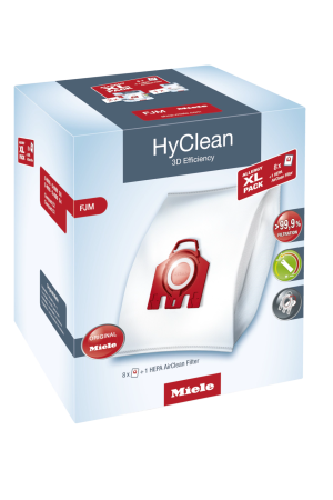 Комплект мешков пылесборников Allergy XL Pack 2 HyClean FJM + фильтр HA 50 Miele купить в Уфе | Всегда в наличии! | Артикул 10632910 | Официальный сайт