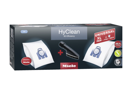 Комплект мешков-пылесборников Universal XL pack HyClean 3D GN Miele купить в Уфе | Всегда в наличии! | Артикул 11476550 | Официальный сайт